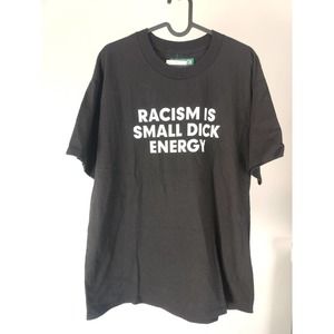 (V) NEW ORIGINAL HANDMADE Produce Men shirt SS super rare  black sz L